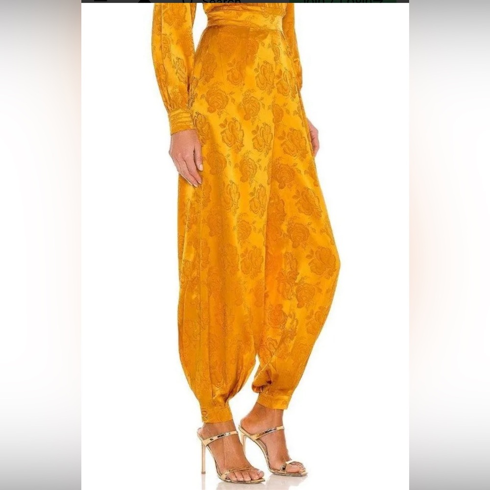 Ronny Kobo Kristine Pants in Mustard Yellow - Picture 2 of 6